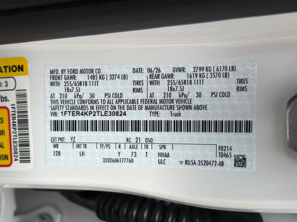 2026 Ford Ranger LARIAT