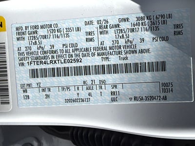 2026 Ford Ranger Raptor