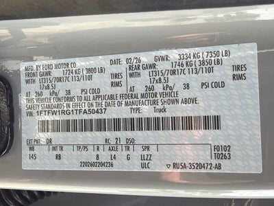 2026 Ford F-150 Raptor