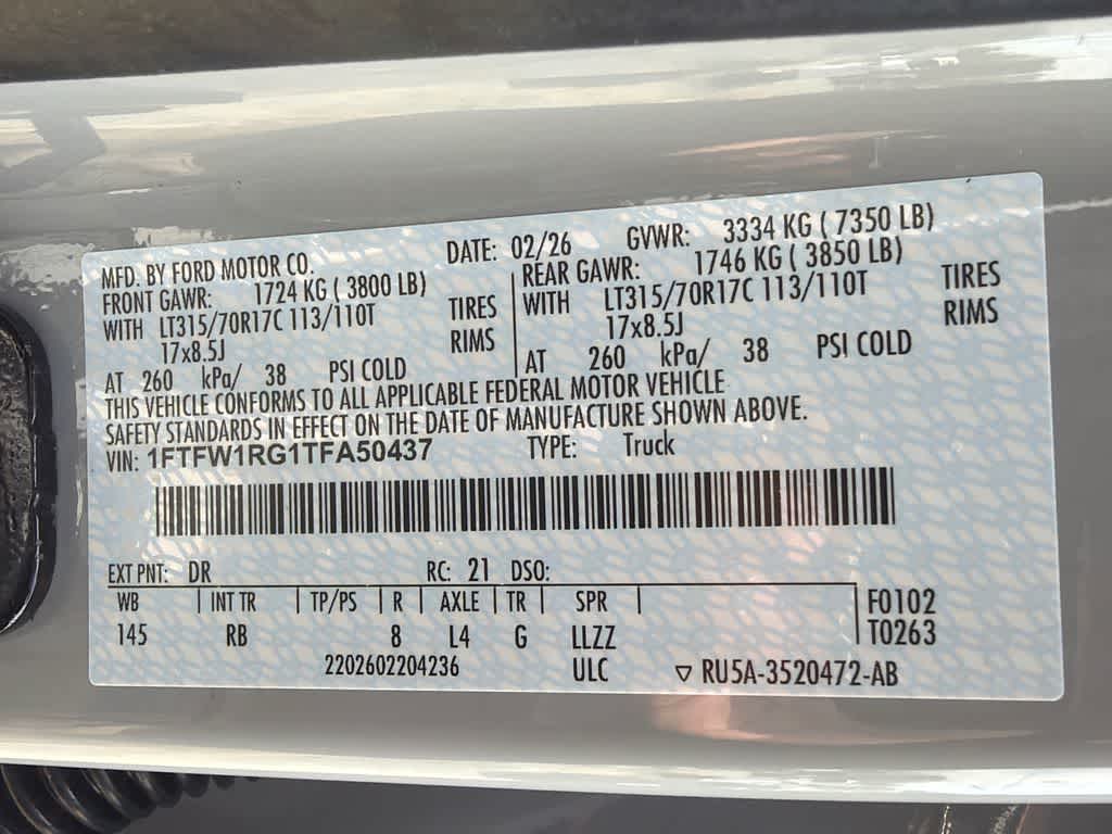 2026 Ford F-150 Raptor