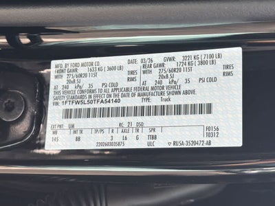 2026 Ford F-150 LARIAT