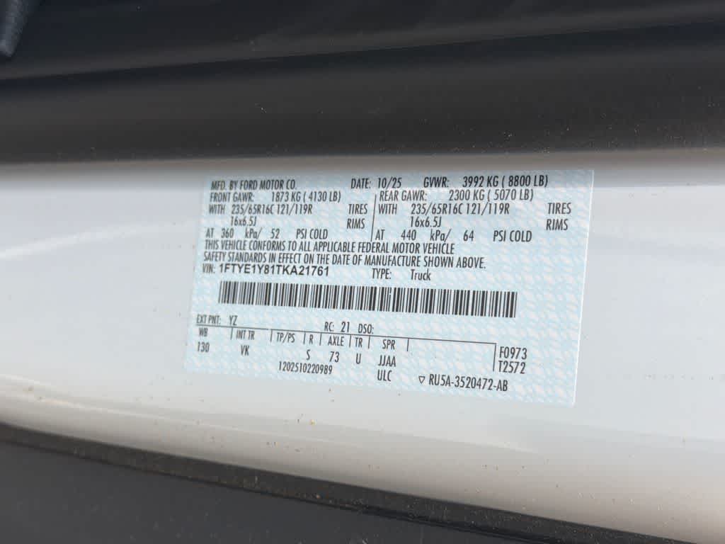 2026 Ford Transit Cargo Van