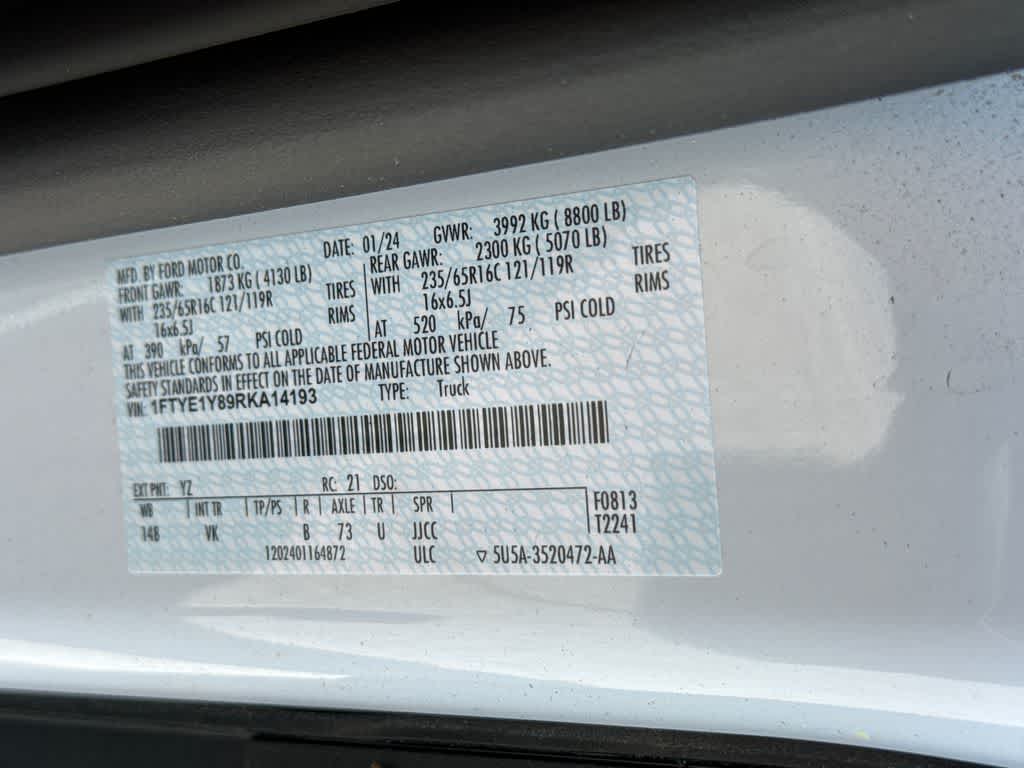 2024 Ford Transit Cargo Van