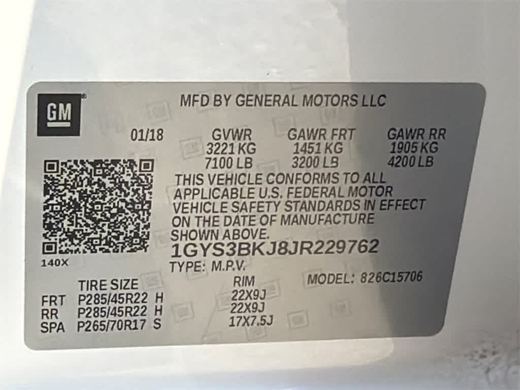 2018 Cadillac Escalade Luxury