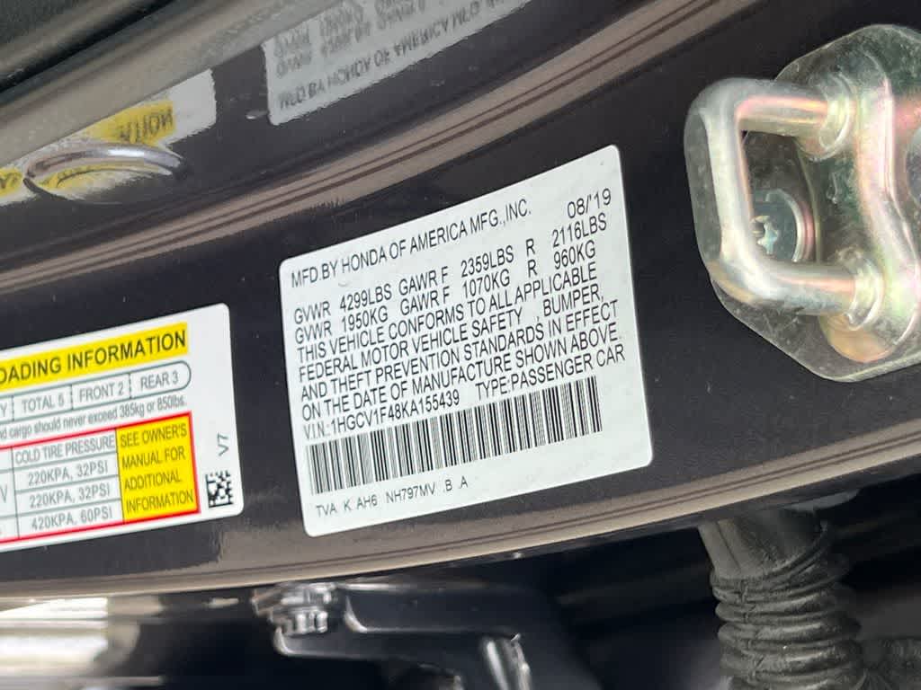 2019 Honda Accord Sedan EX 1.5T