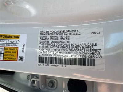 2024 Honda Accord EX