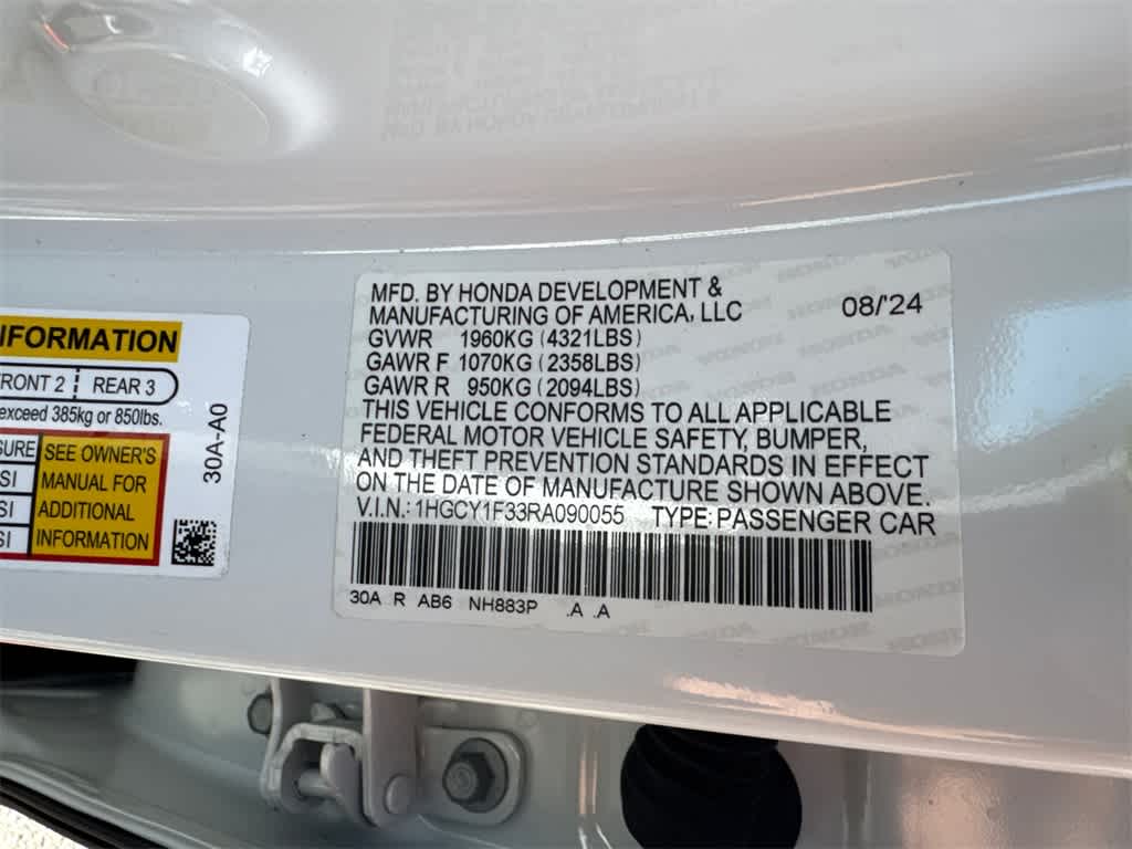 2024 Honda Accord EX