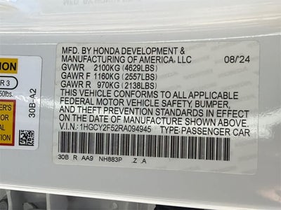 2024 Honda Accord Sport