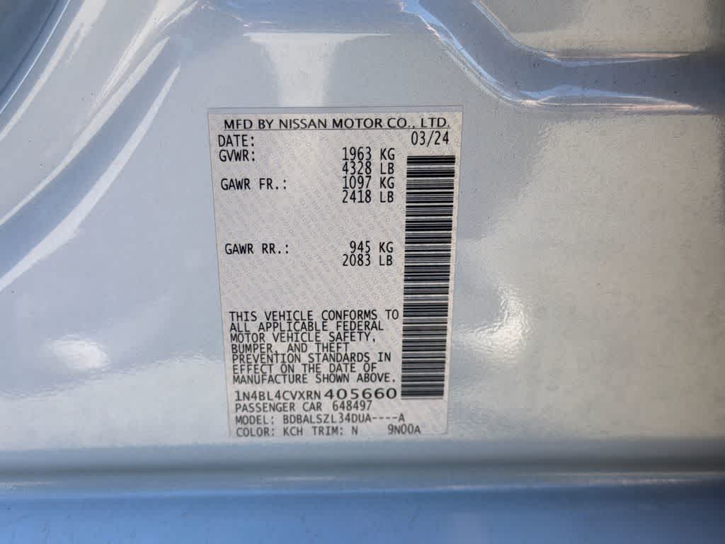 2024 Nissan Altima 2.5 SR