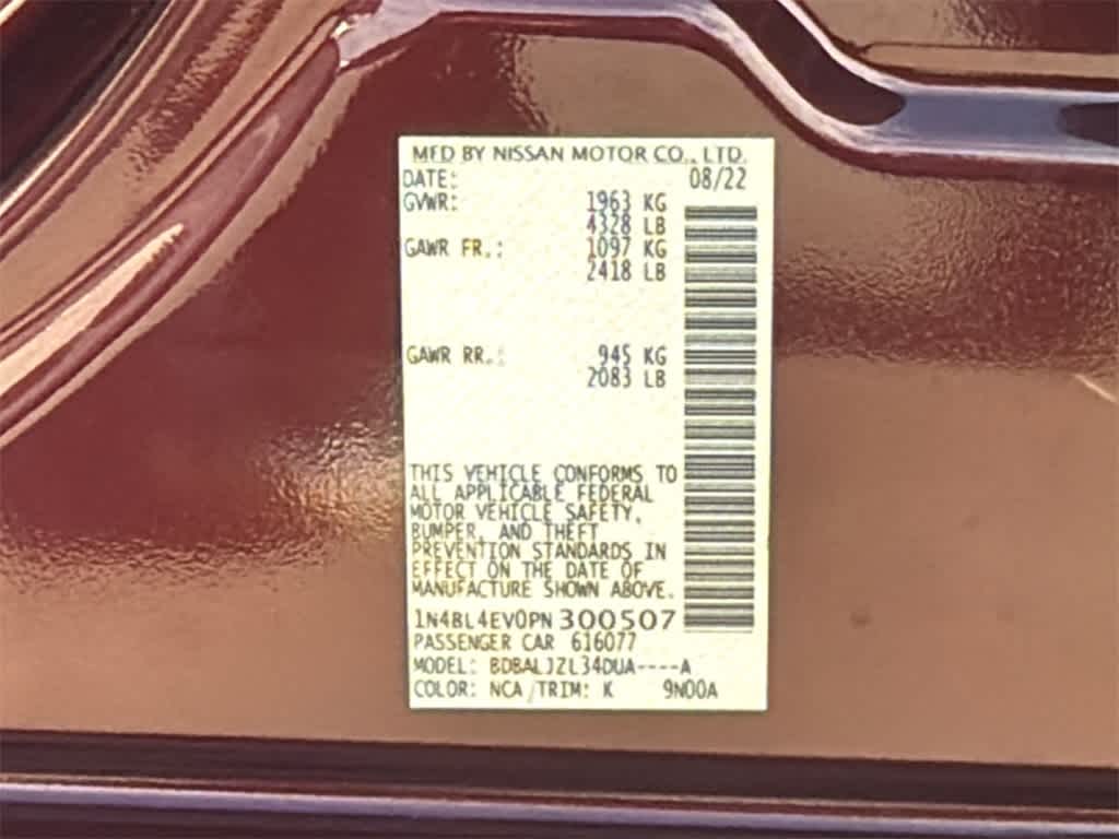 2023 Nissan Altima 2.5 SL