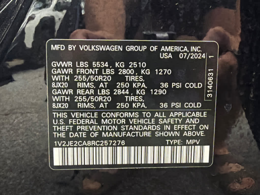 2024 Volkswagen Atlas Cross Sport 2.0T SE w/Technology
