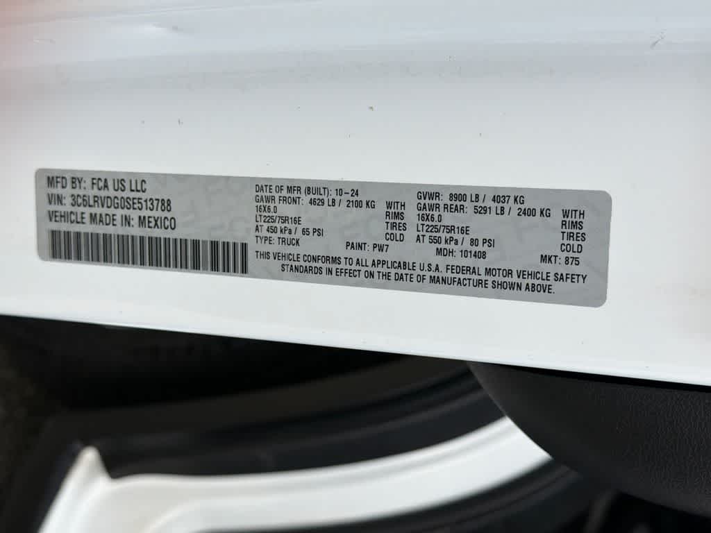 2025 RAM ProMaster Tradesman