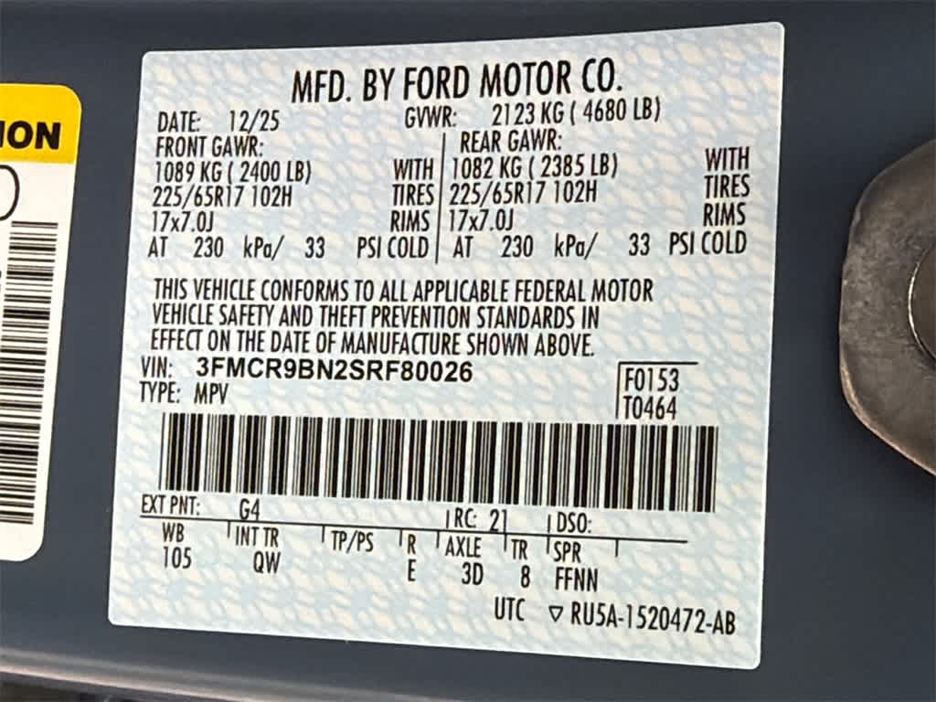 2025 Ford Bronco Sport Big Bend