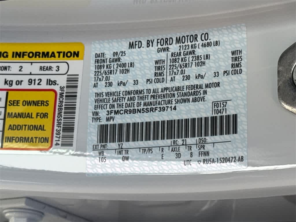 2025 Ford Bronco Sport Big Bend