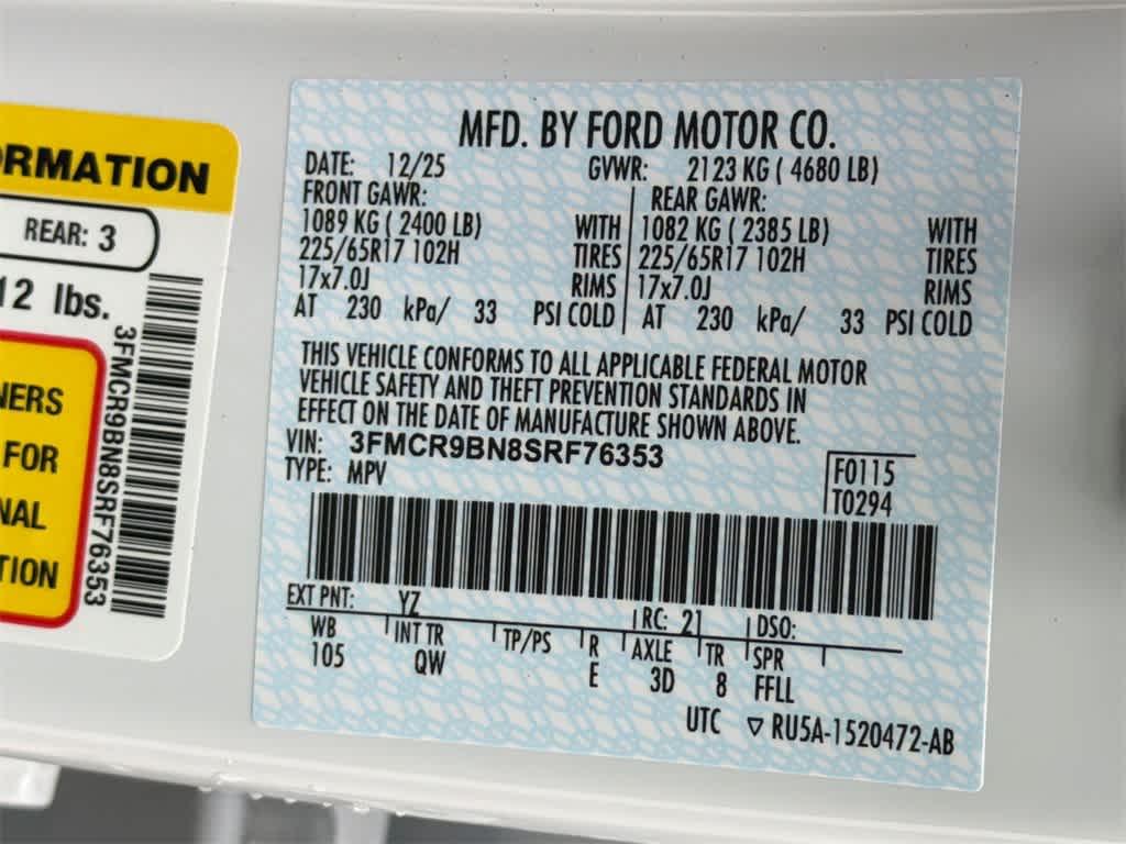 2025 Ford Bronco Sport Big Bend