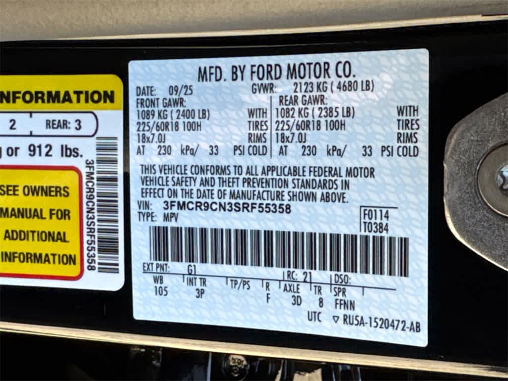 2025 Ford Bronco Sport Outer Banks