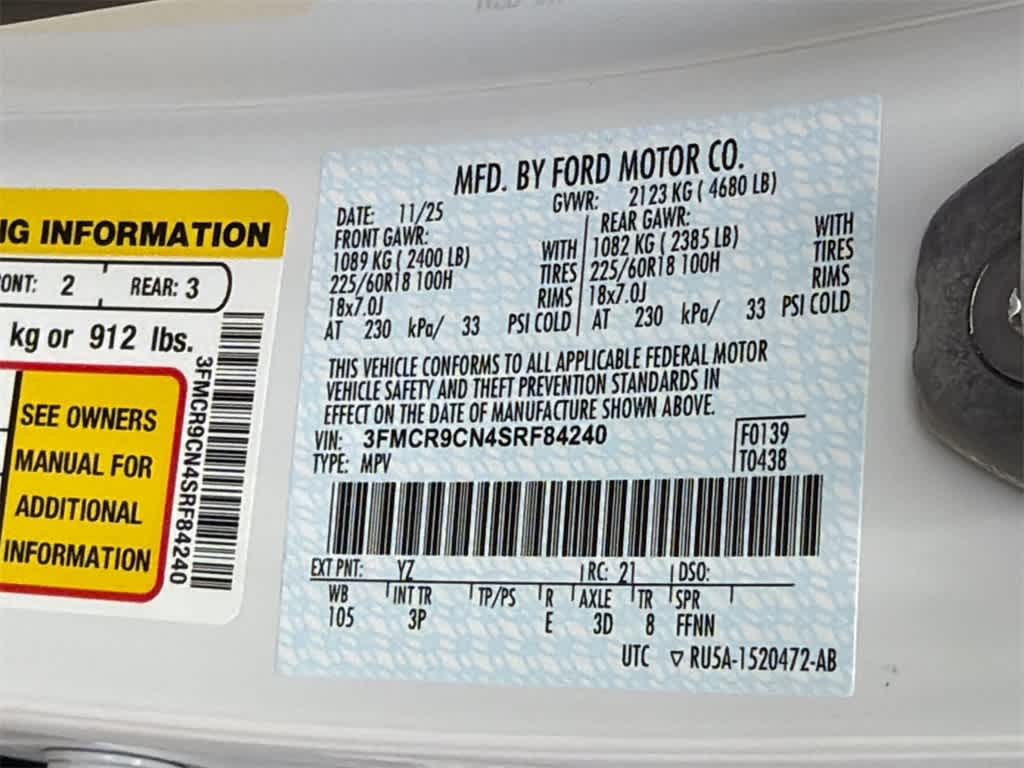 2025 Ford Bronco Sport Outer Banks