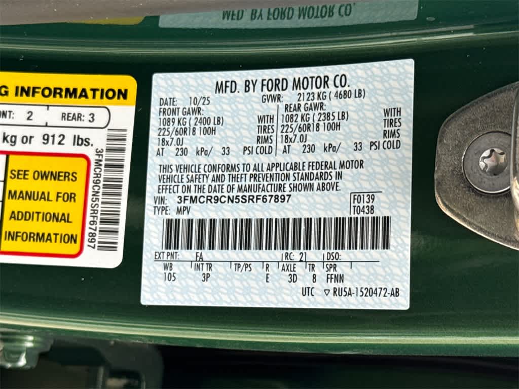 2025 Ford Bronco Sport Outer Banks