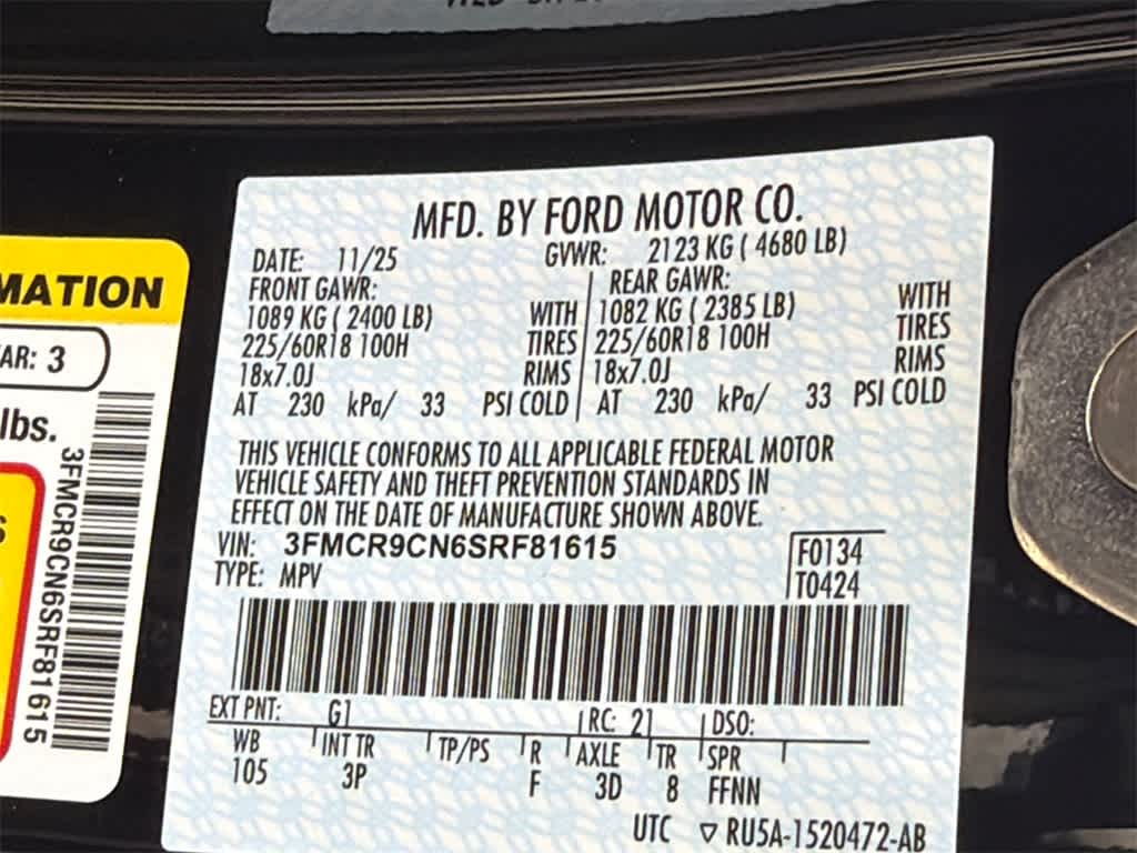 2025 Ford Bronco Sport Outer Banks