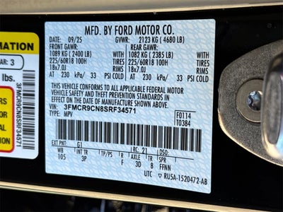 2025 Ford Bronco Sport Outer Banks