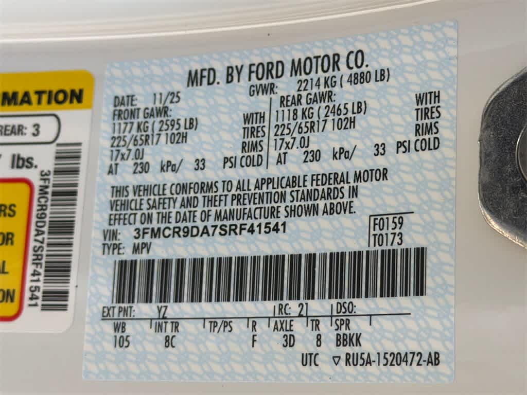 2025 Ford Bronco Sport Badlands