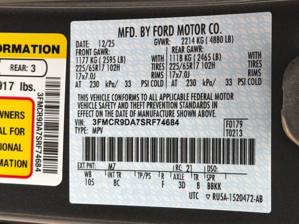 2025 Ford Bronco Sport Badlands