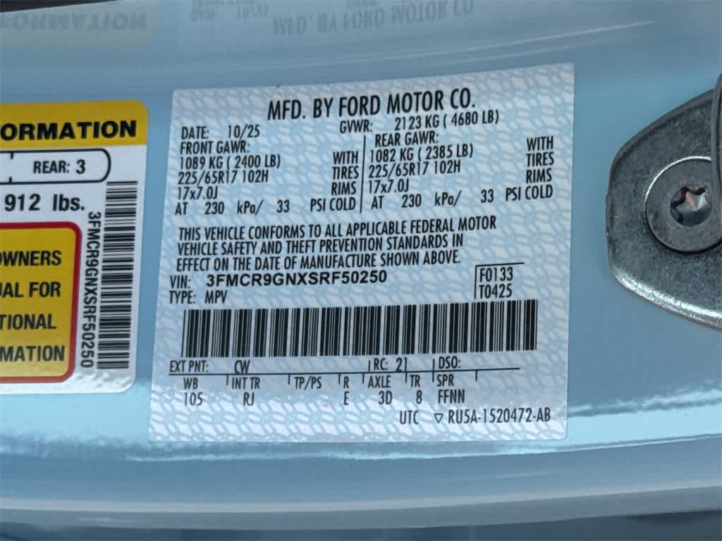 2025 Ford Bronco Sport Heritage