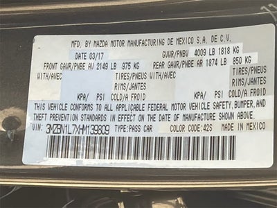 2017 Mazda Mazda3 5-Door Touring