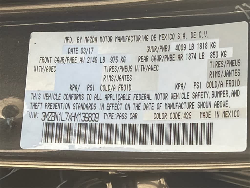 2017 Mazda Mazda3 5-Door Touring