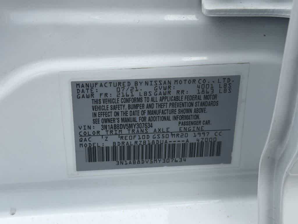 2021 Nissan Sentra SR