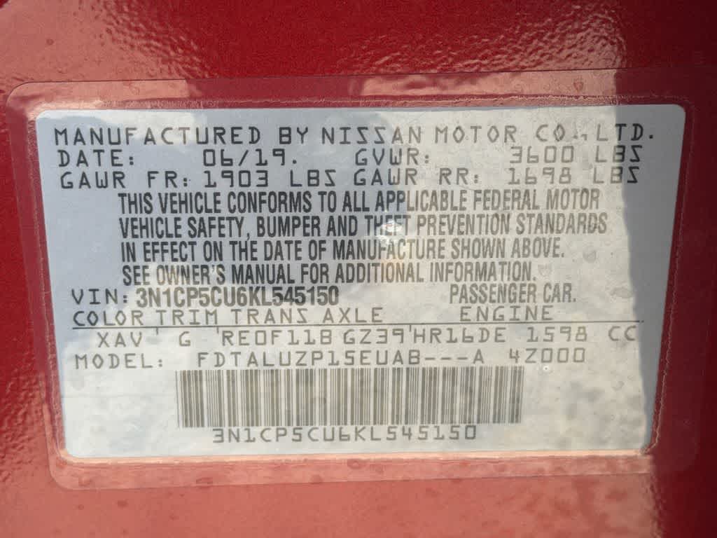 2019 Nissan Kicks SR