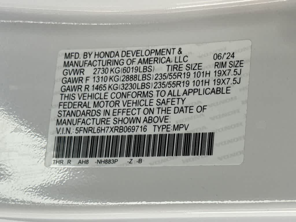 2024 Honda Odyssey Sport