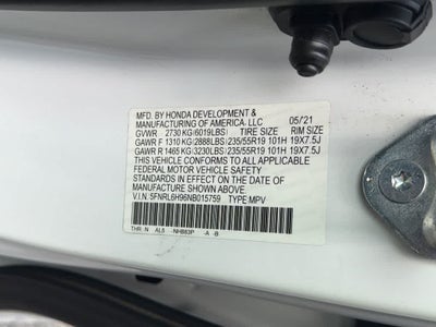 2022 Honda Odyssey Elite