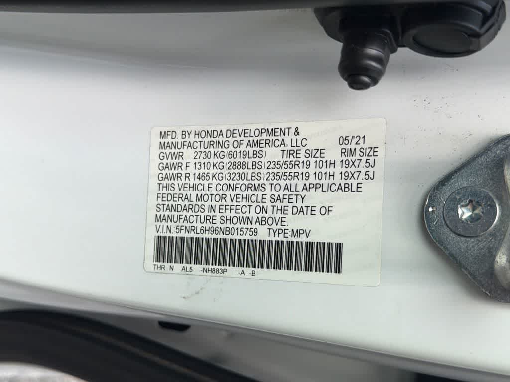 2022 Honda Odyssey Elite