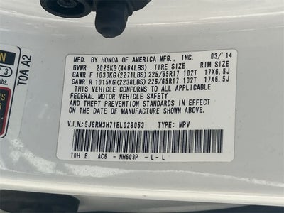 2014 Honda CR-V Base