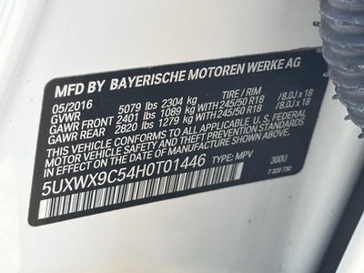 2017 BMW X3 xDrive28i xDrive28i