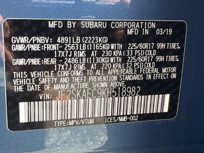 2019 Subaru Forester Premium