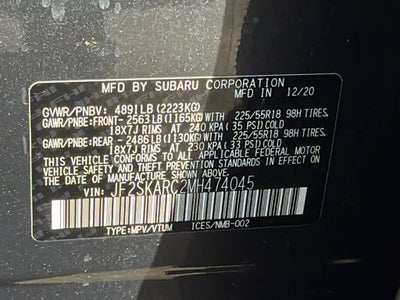 2021 Subaru Forester Sport