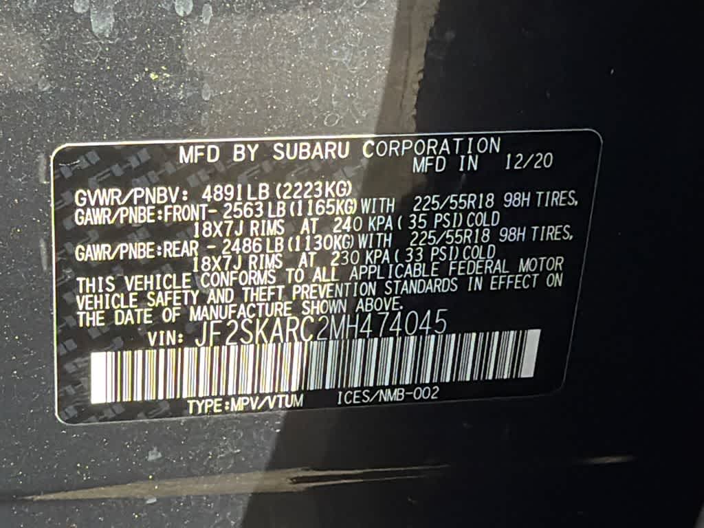 2021 Subaru Forester Sport