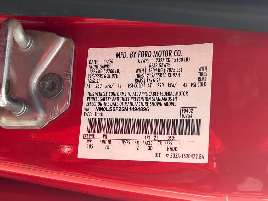 2021 Ford Transit Connect Van XLT