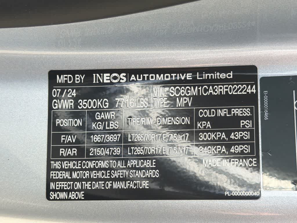 2024 INEOS Grenadier Station Wagon 4x4