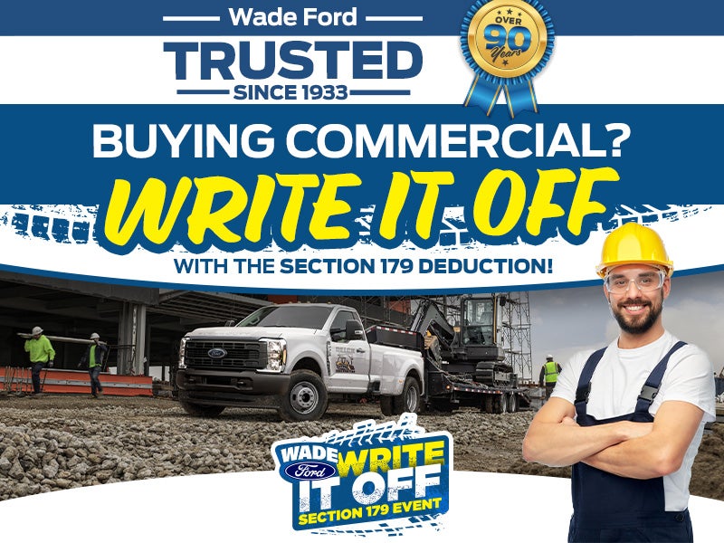 Section 179 Deductions at Wade Ford in Smyrna, GA.