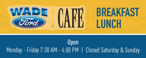 Wade Ford Cafe Banner Mobile